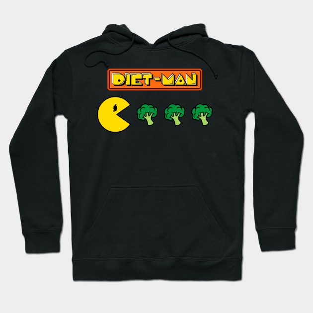 Diet-man! Hoodie by Raffiti